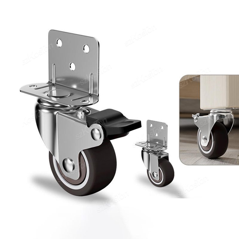 Baby Nursery Trolley - Ruedas giratorias de goma suave para
