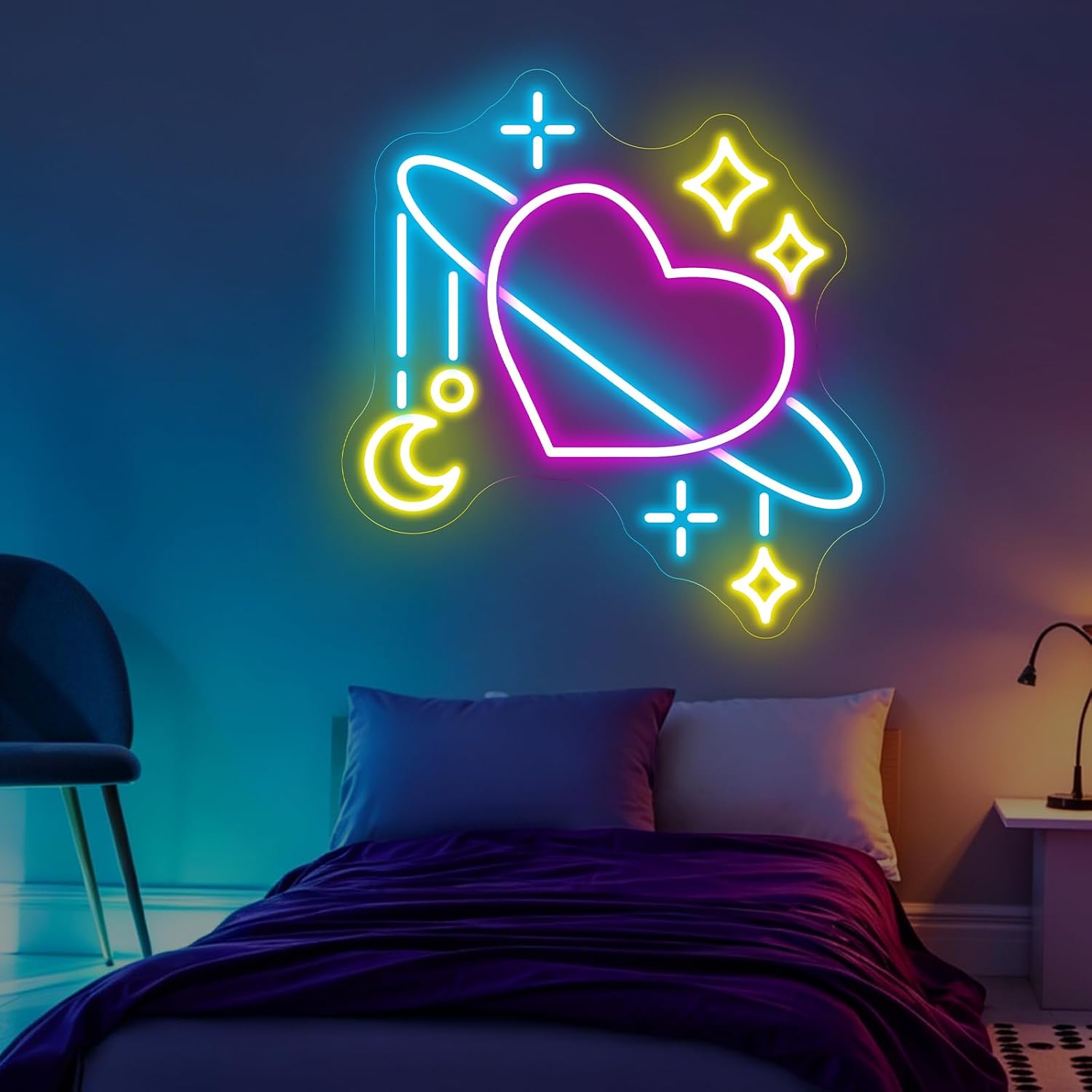Letrero Luminoso LED de Neón c - Baby Nursery Wall Lights reseña y precio