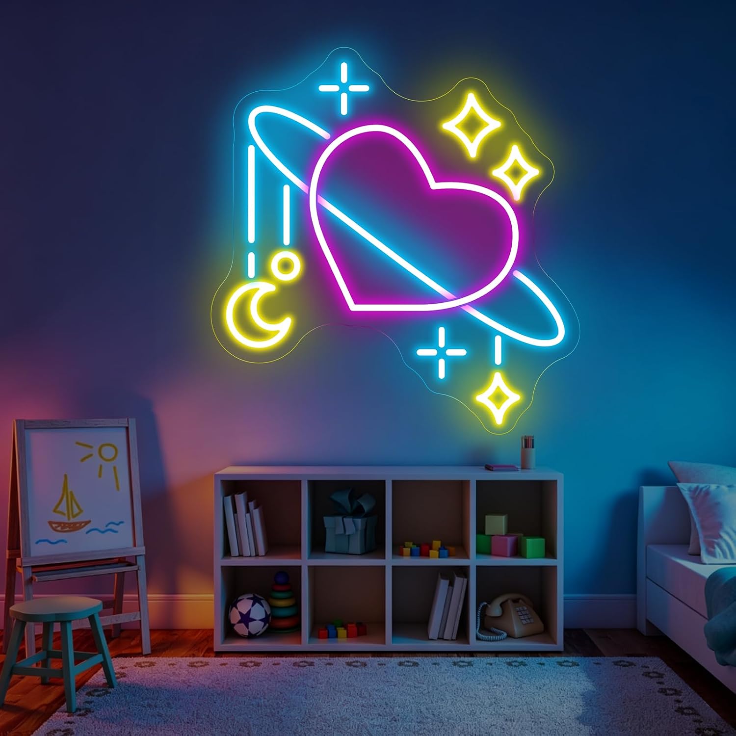 Letrero Luminoso LED de Neón c - Baby Nursery Wall Lights reseña y precio