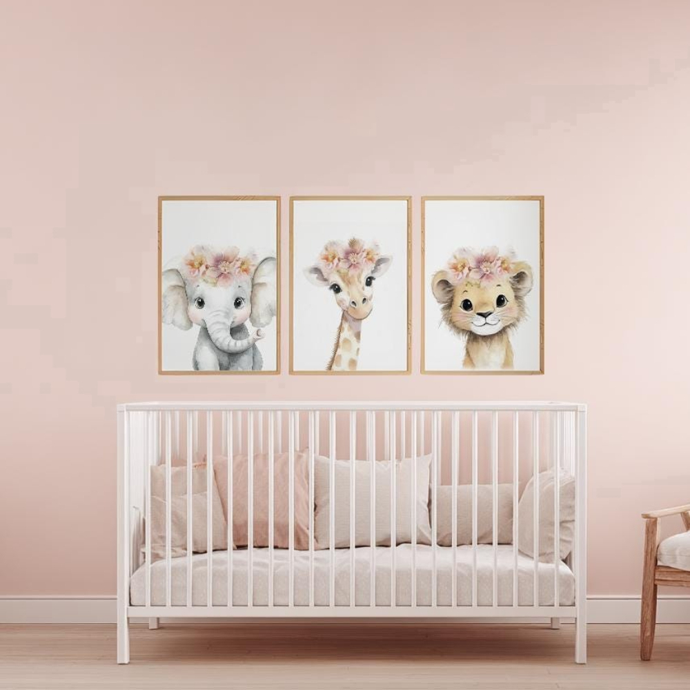 Set de Arte Mural para Cuarto  - Baby Nursery Frames reseña y precio