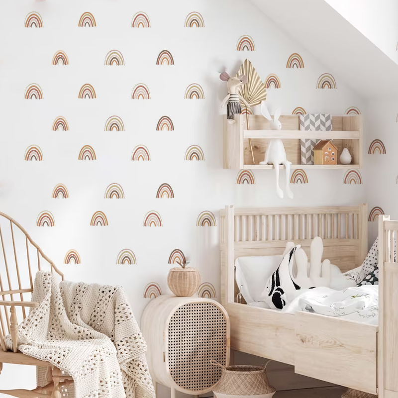 Calcomanías de pared de arcoír - Baby Nursery Decor Girl reseña y precio