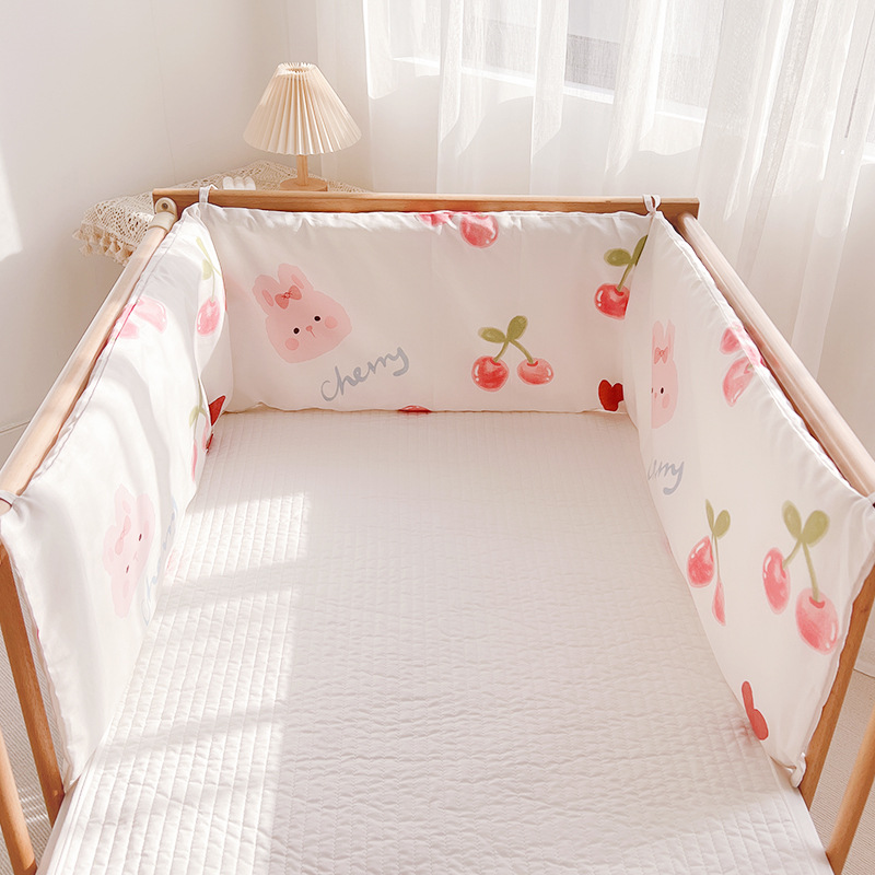 Parachoques para cuna alrededo - Baby Nursery Boy reseña y precio