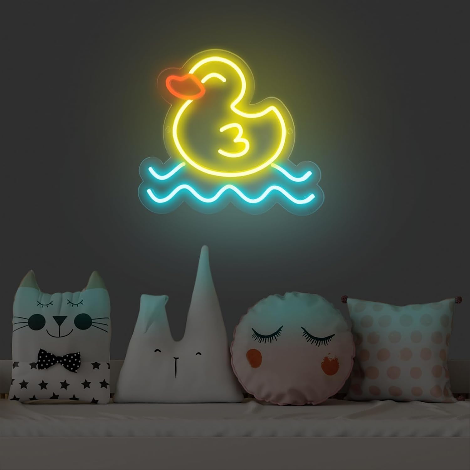 Letrero de neón con forma de p - Baby Nursery Wall Lights reseña y precio