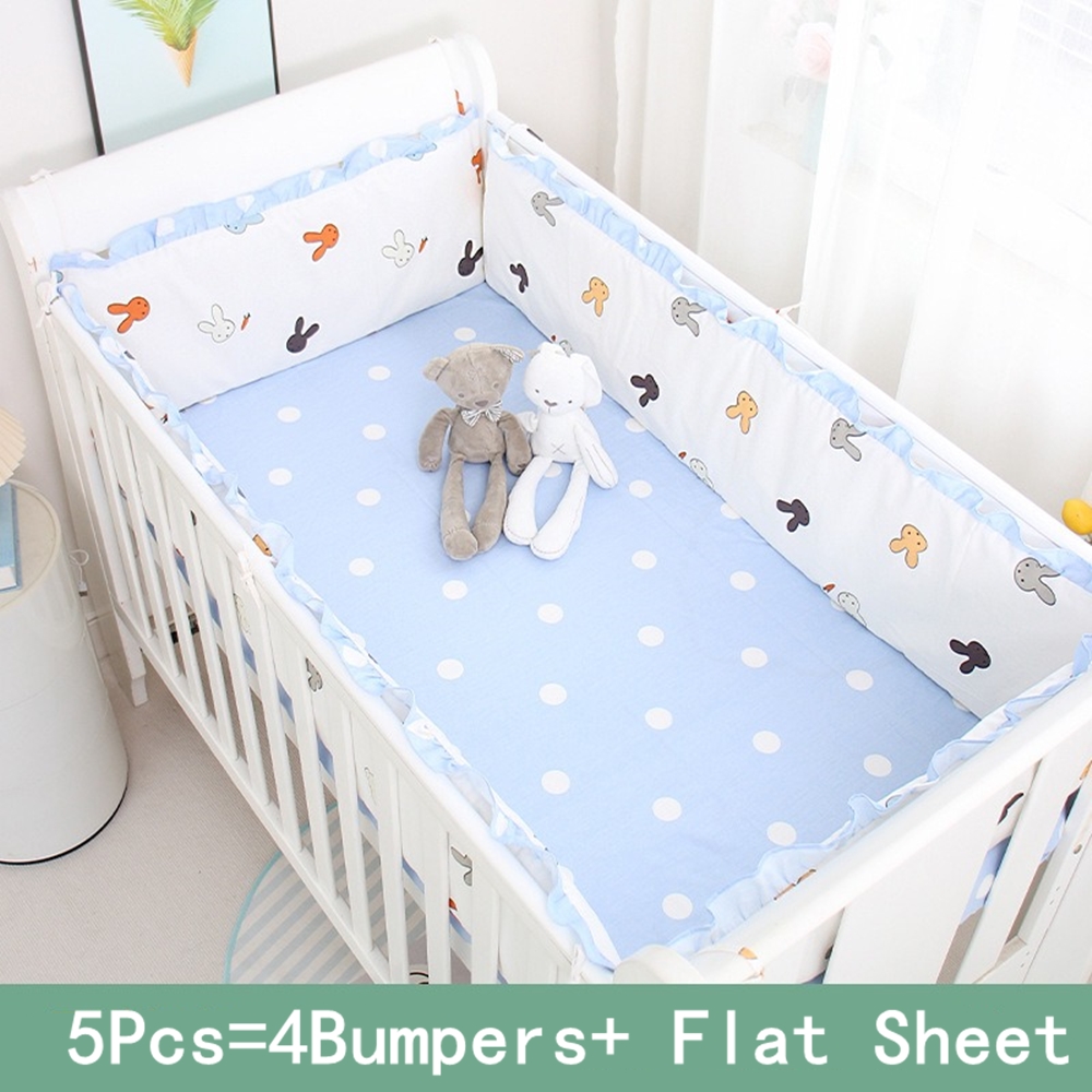 Juego de cama para cuna de 5 u - Baby Nursery Decor Girl reseña y precio