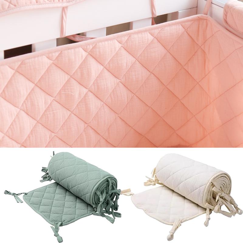 Parachoques para cama de bebé, - Baby Nursery Decor Girl reseña y precio