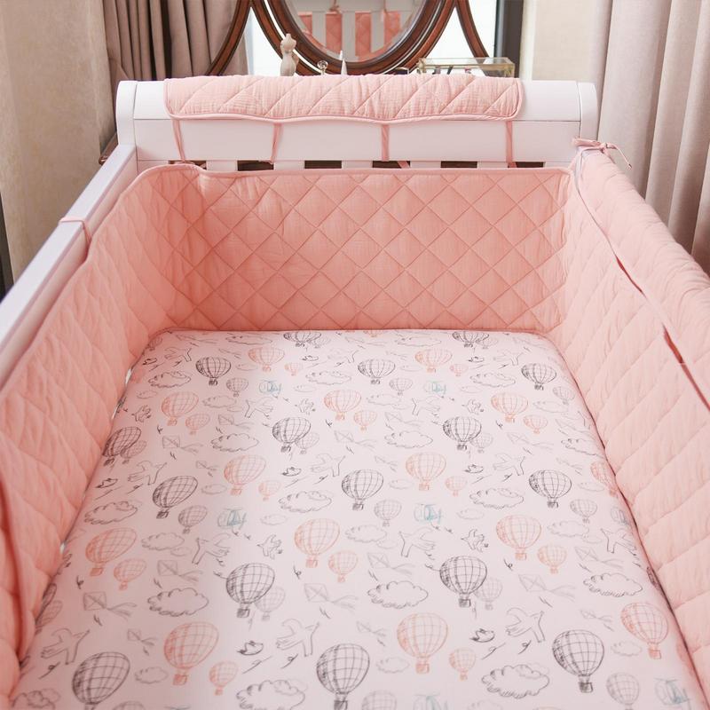 Parachoques para cama de bebé, - Baby Nursery Decor Girl reseña y precio