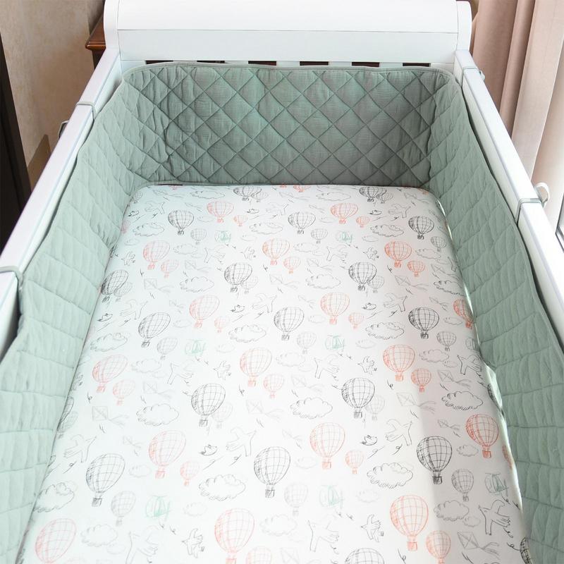 Parachoques para cama de bebé, - Baby Nursery Decor Girl reseña y precio
