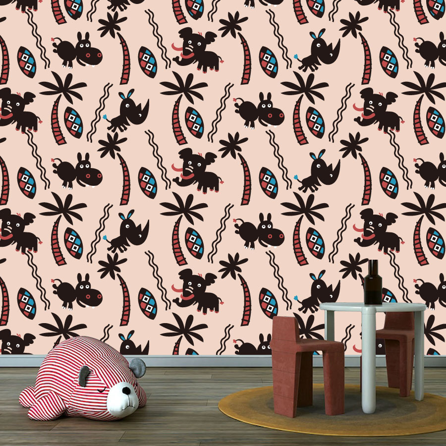 Papel tapiz personalizado de d - Baby Nursery Peel And Stick Wallpaper reseña y precio